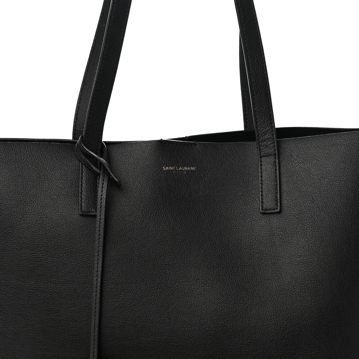 Calfskin North-South Shopping Tote Black
