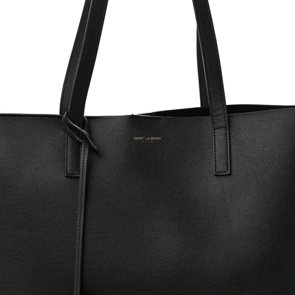 Saint Laurent Calfskin North-South Shopping Tote Black 7 of 12