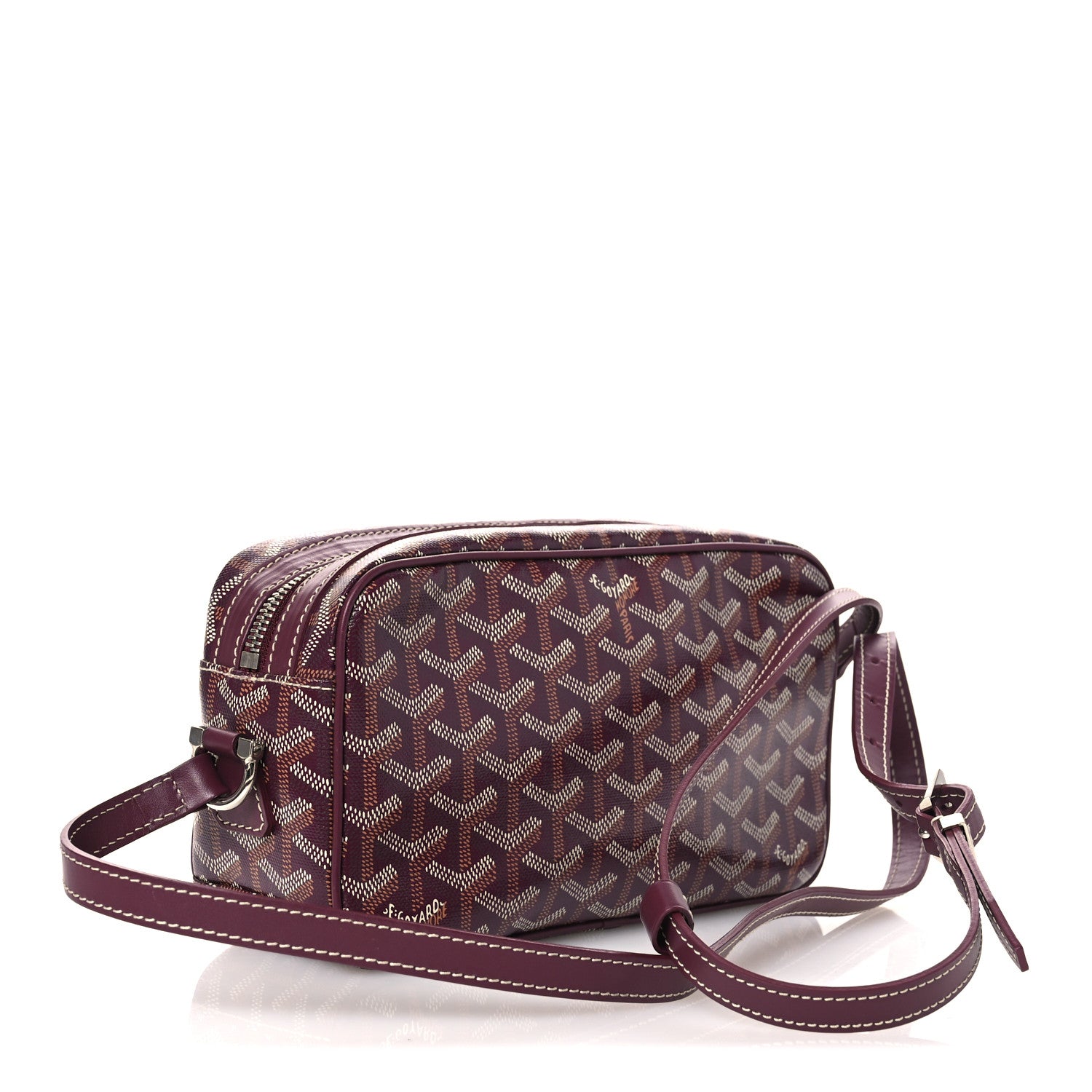 Goyard Goyardine Sac Cap Vert Burgundy 3 of 11