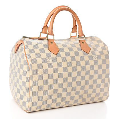 Louis Vuitton Damier Azur Speedy 30 3 of 12