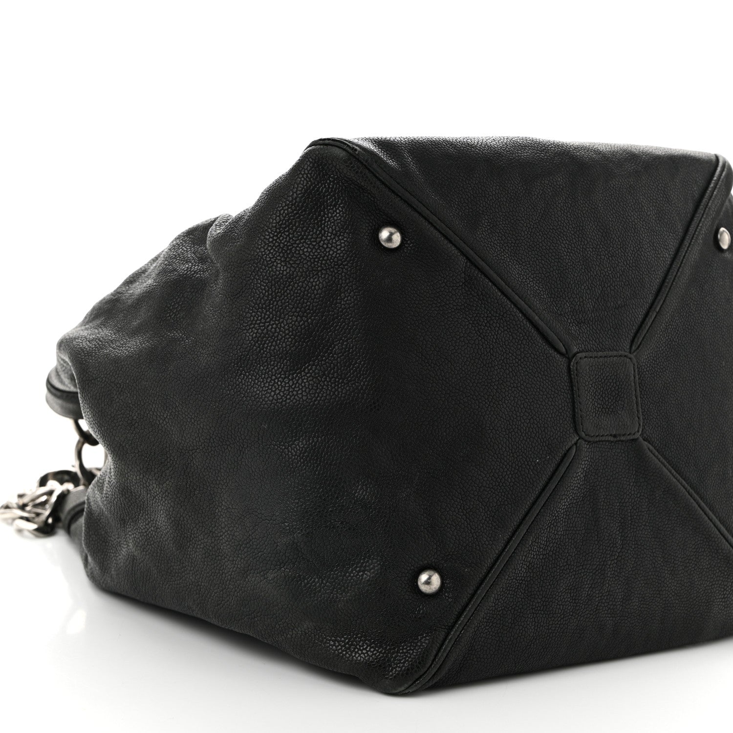 Chanel Caviar CC Shoulder Bag Black 9 of 12