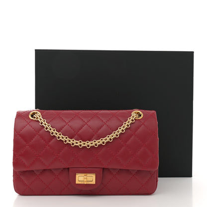 Chanel Aged Calfskin Quilted 2.55 Reissue 225 Flap Red 11 of 11