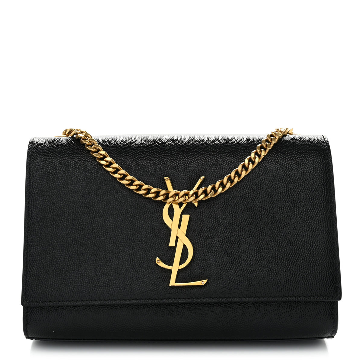Grain De Poudre Small Monogram Kate Satchel Black