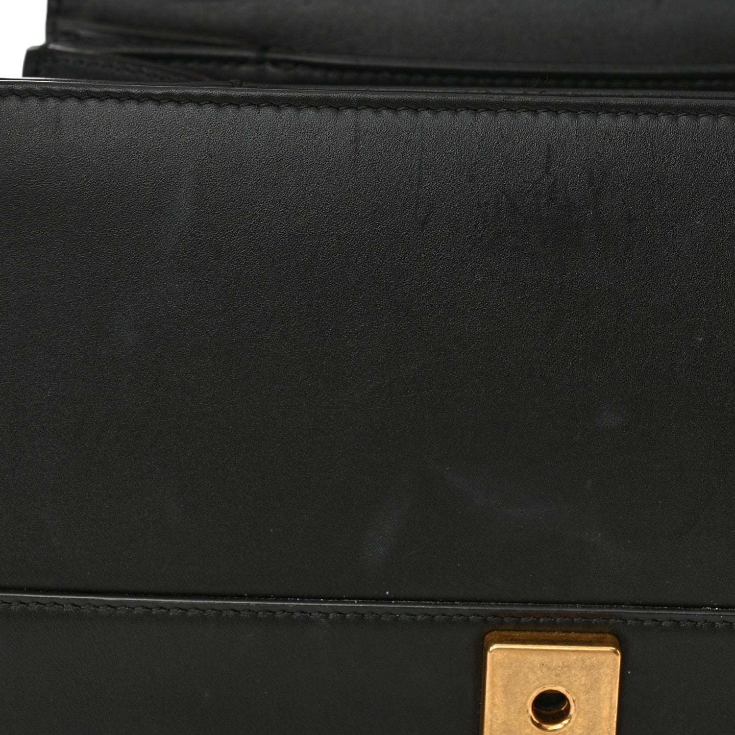 Gucci Calfskin Sylvie Web Small Queen Margaret Top Handle Bag Black 11 of 13