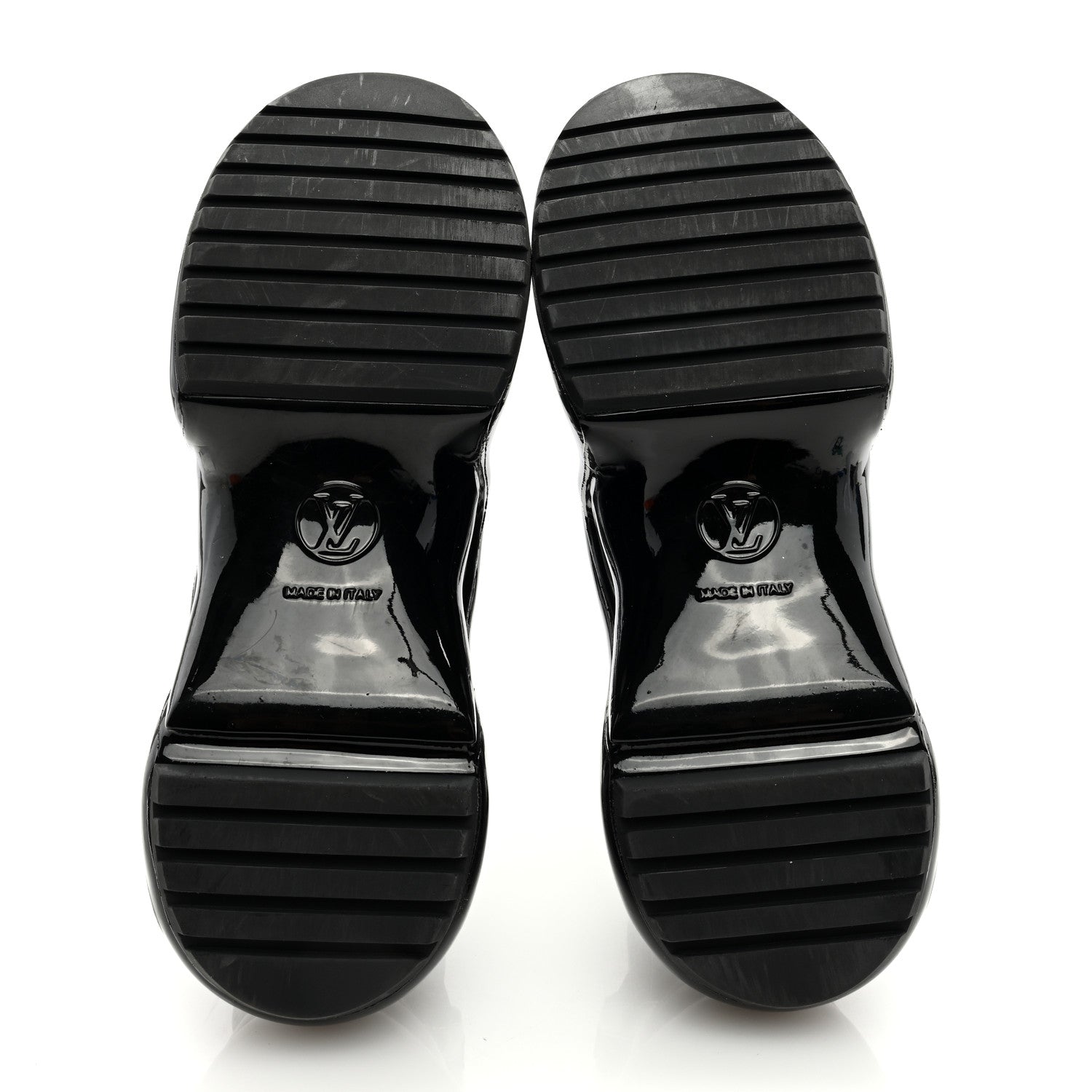 Louis Vuitton Patent LV Archlight Sneakers 37.5 Black Silver 5 of 7