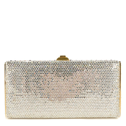 Judith Leiber Swarovski Crystal Gemstone Minaudiere Clutch 1 of 7