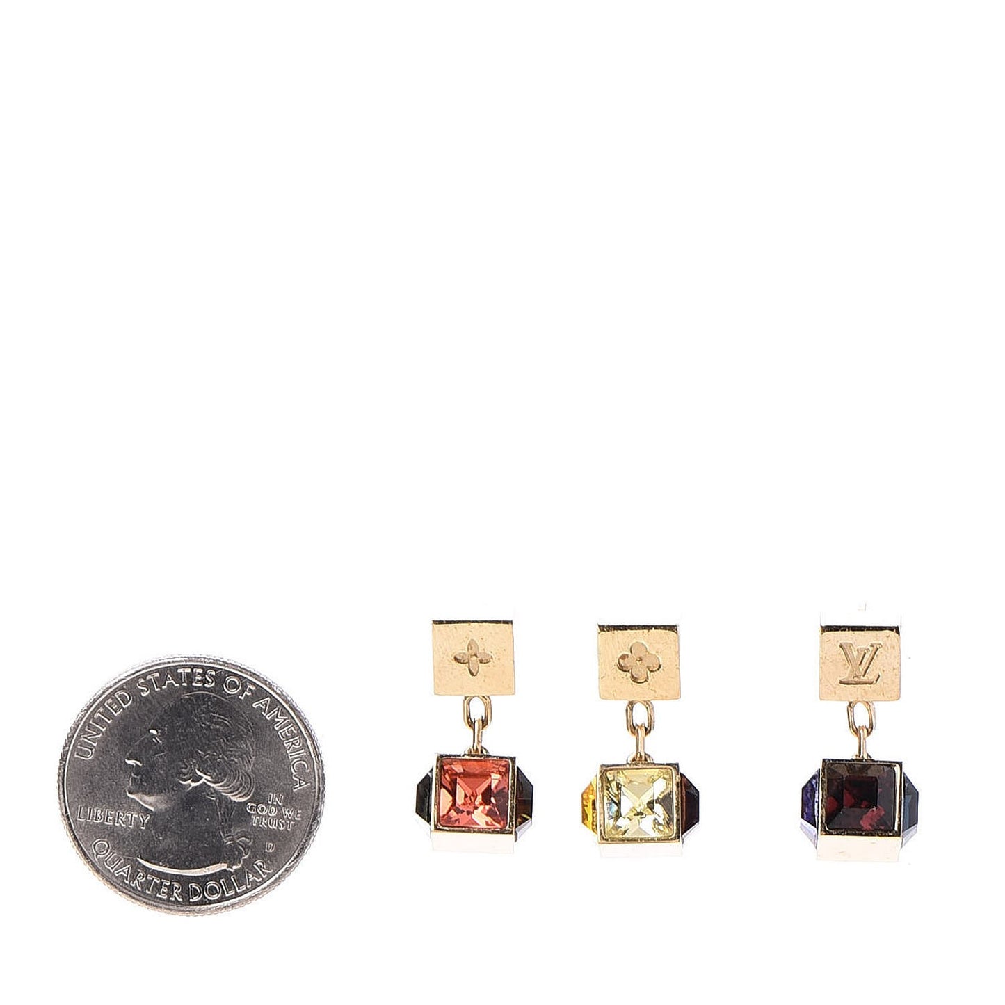 Swarovski Gamble Earring Set Sunset Gold