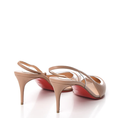 Christian Louboutin Nappa PVC Optisexy 70 Pumps 39.5 Nude 4 of 8