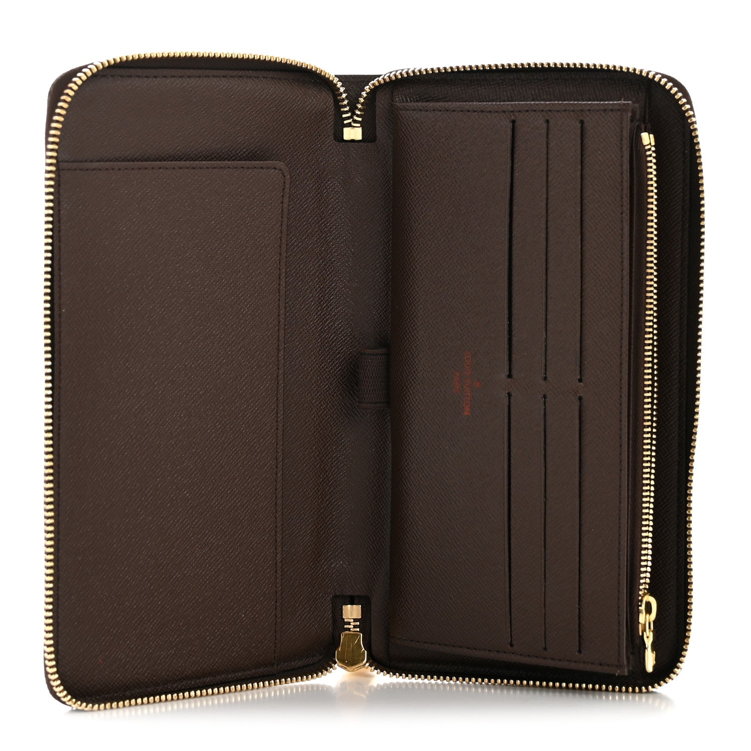 Louis Vuitton Damier Ebene Zippy Organizer Wallet 5 of 10