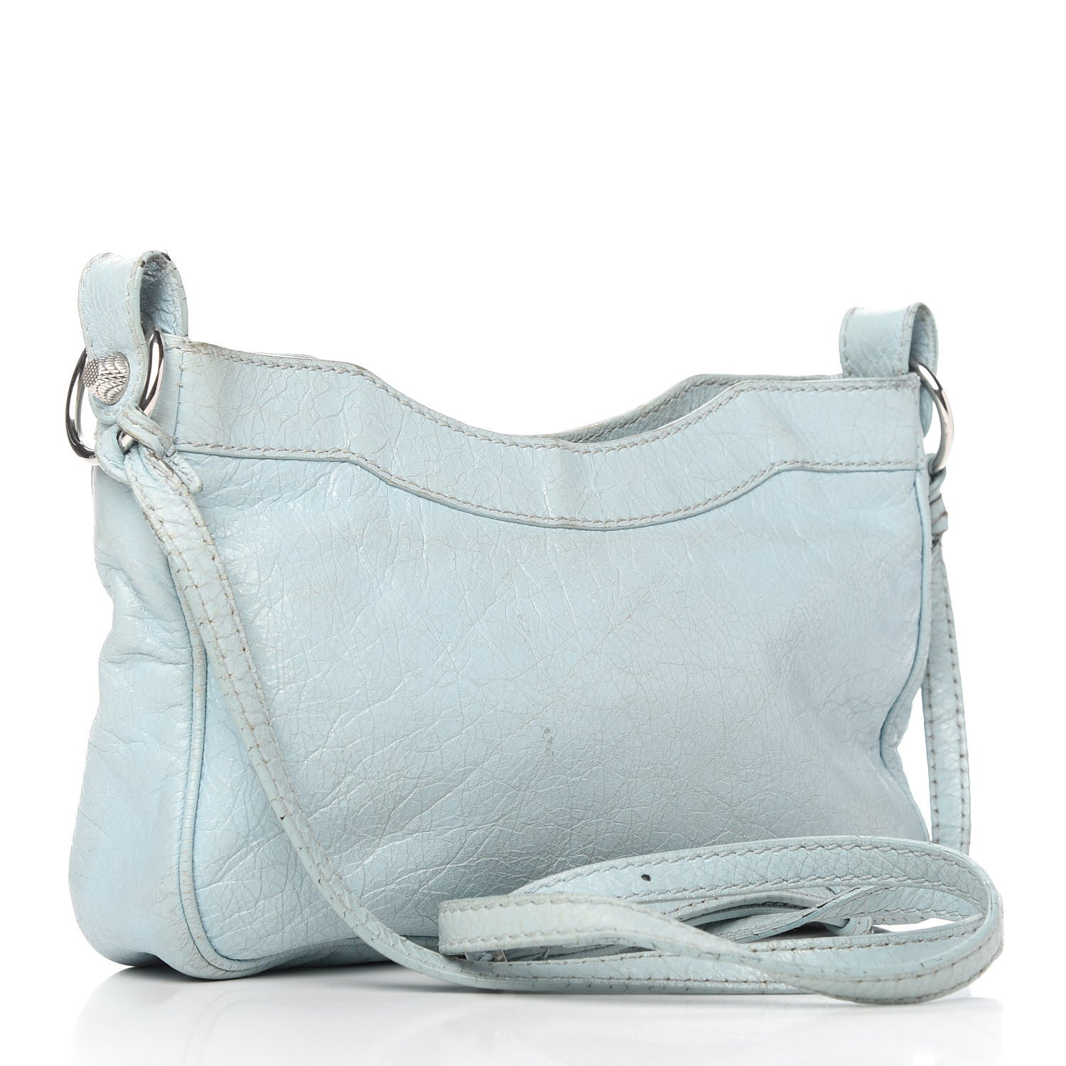 Balenciaga Agneau Giant 12 Silver Hardware Hip Bleu Dragee 3 of 16