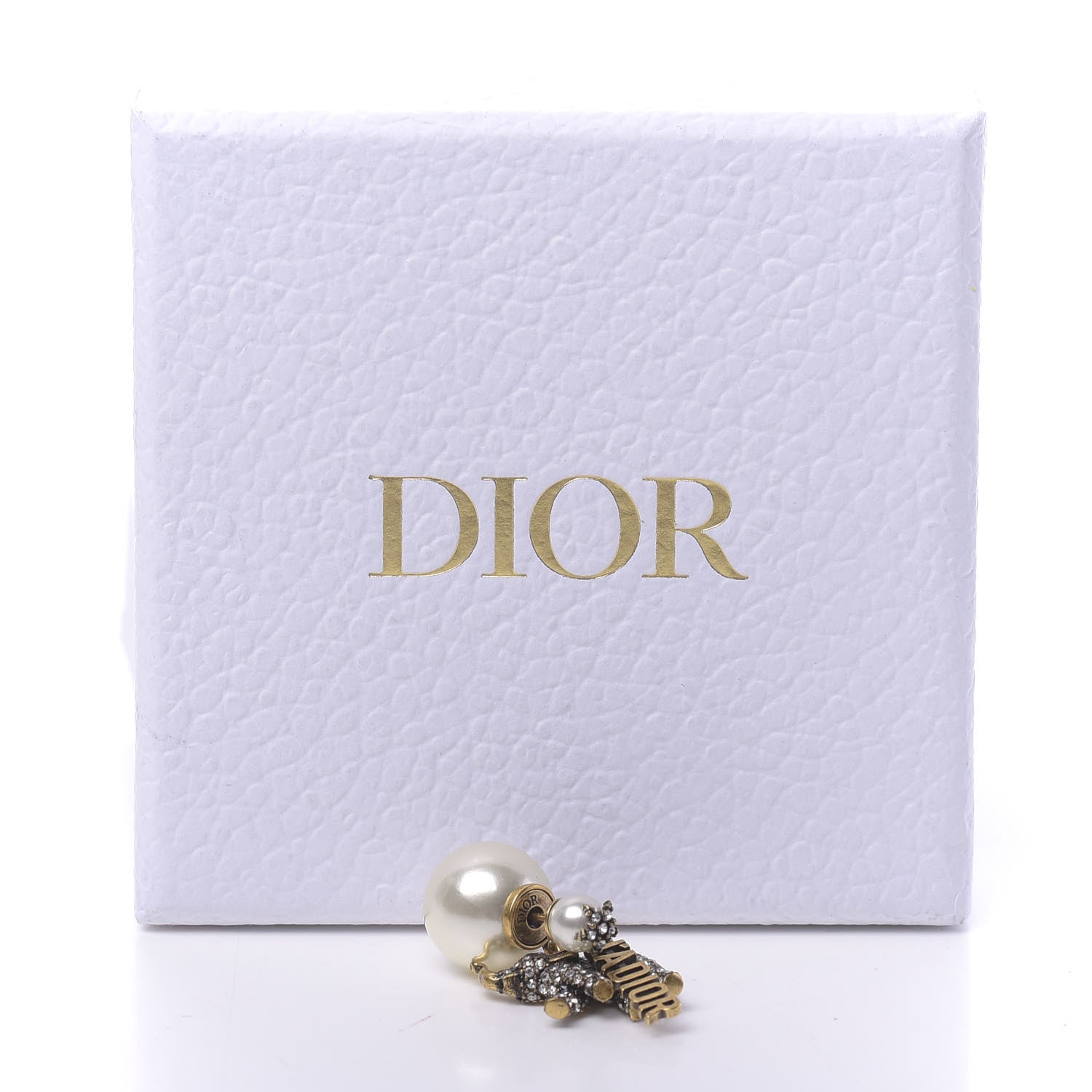 Christian Dior Crystal Pearl Elephant J'Adior Earring Gold 5 of 5