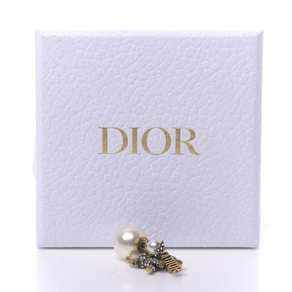 Christian Dior Crystal Pearl Elephant J'Adior Earring Gold 5 of 5