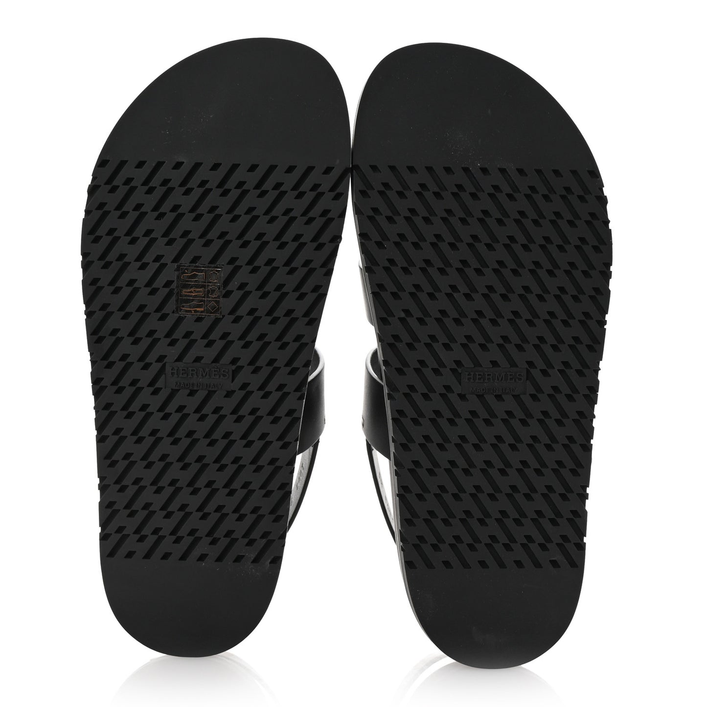 Calfskin Womens Genius Sandals 38.5 Black