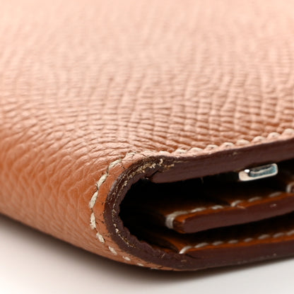 Hermes Epsom Bearn Gusset Wallet Gold 9 of 12