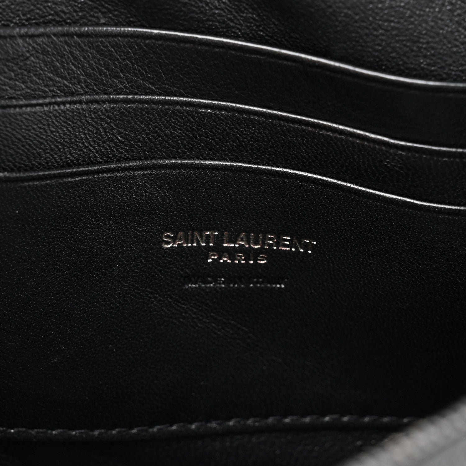 Saint Laurent Grain De Poudre Matelasse Monochrome Monogram Mini Lou Camera Bag Black 6 of 10