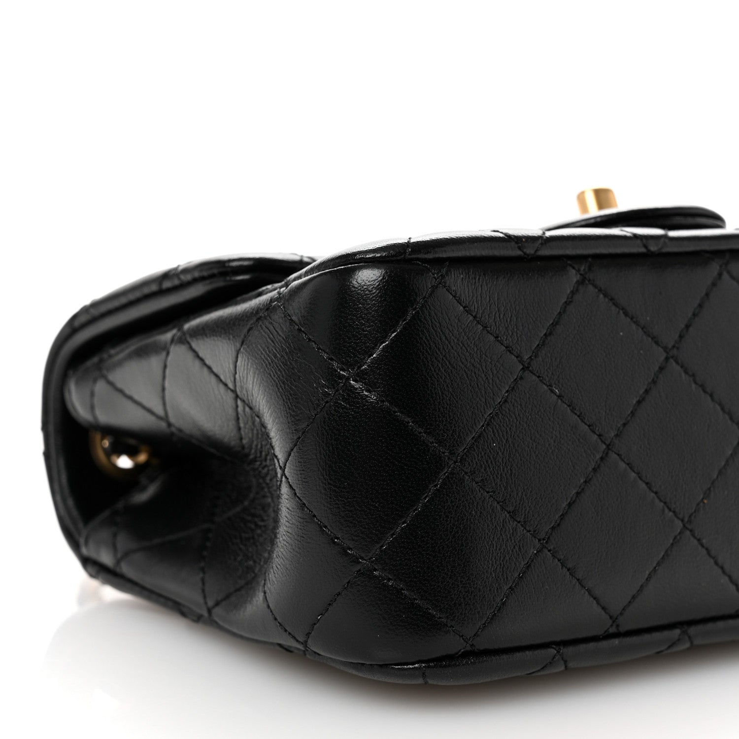Chanel Lambskin Quilted Mini Pearl Crush Flap Black 9 of 11
