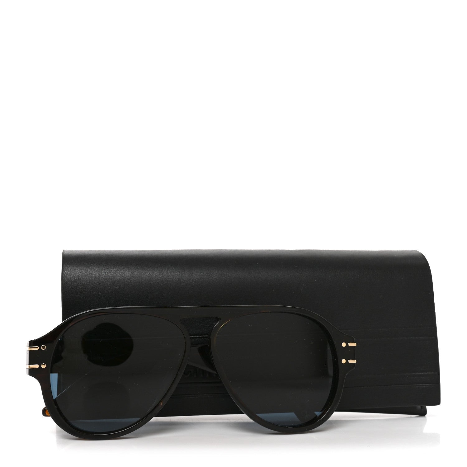 Christian Dior Acetate Diorsignature A1U Pilot Sunglasses Havana 8 of 8