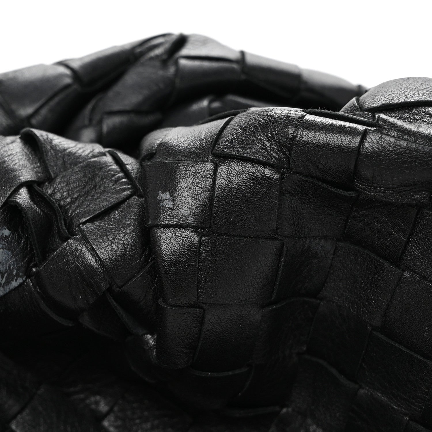 Bottega Veneta Nappa Maxi Intreccio The Pouch Oversized Clutch Black 11 of 12