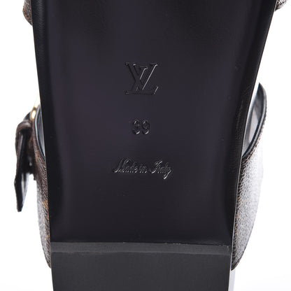 Louis Vuitton Monogram Bom Dia Mule Sandals 39 Black 6 of 8