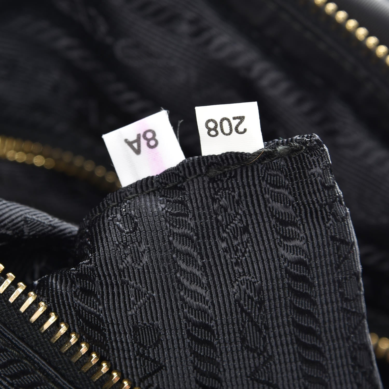Prada Tessuto Nylon Saffiano Shopping Satchel Black 9 of 9