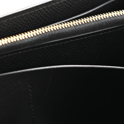 Hermes Epsom Kelly Longue Wallet Black 8 of 11