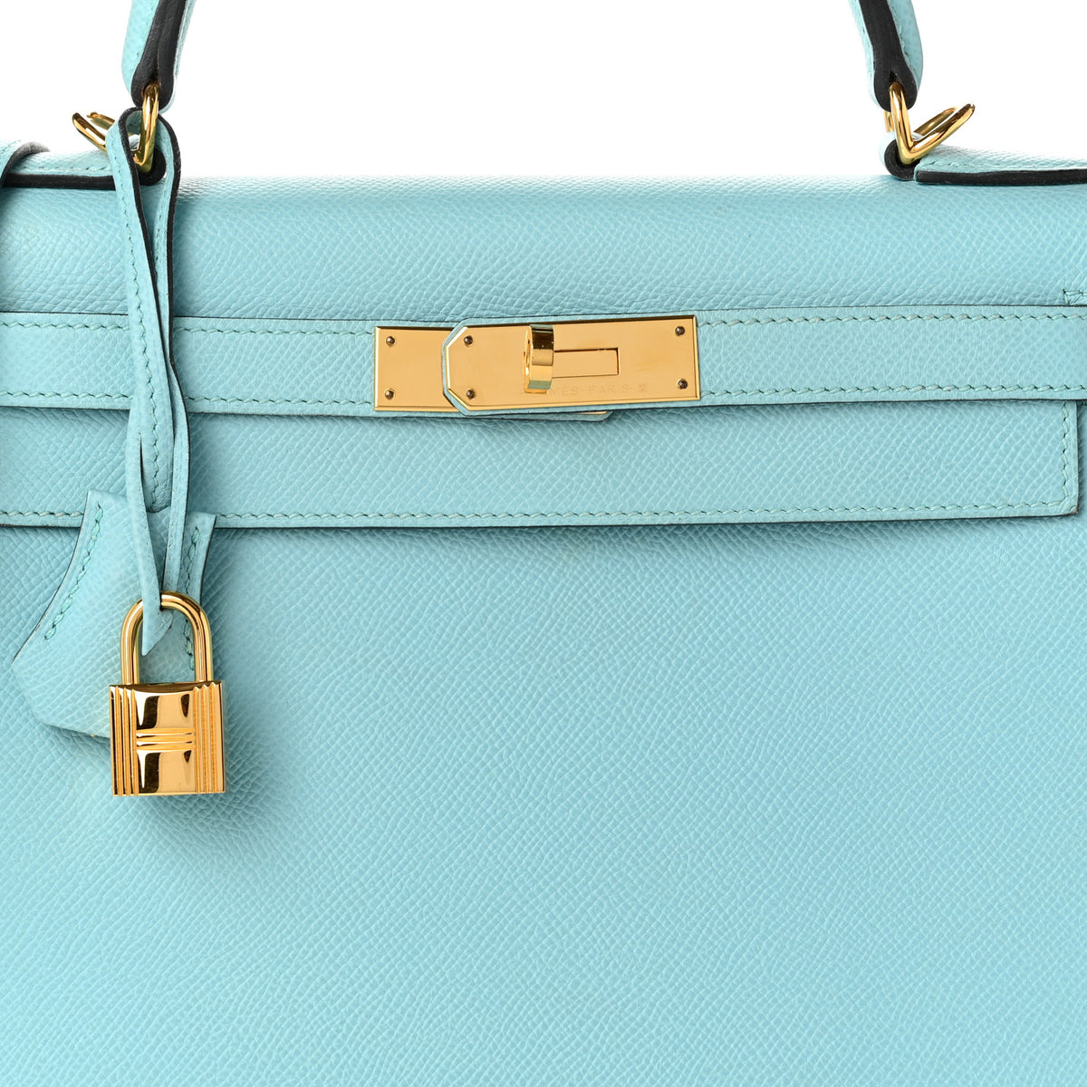 Hermes Epsom Kelly Sellier 28 Bleu Atoll 8 of 11