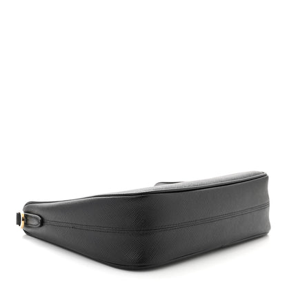 Prada Saffiano Lux Re-Edition 2005 Shoulder Bag Black 4 of 12