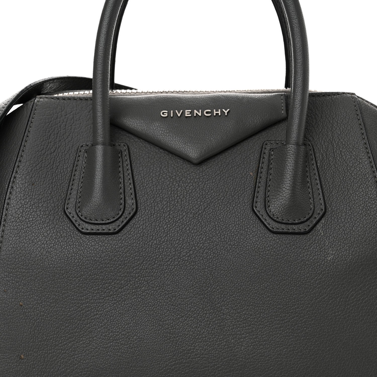 Givenchy Sugar Goatskin Small Antigona Dark Grey 8 of 18