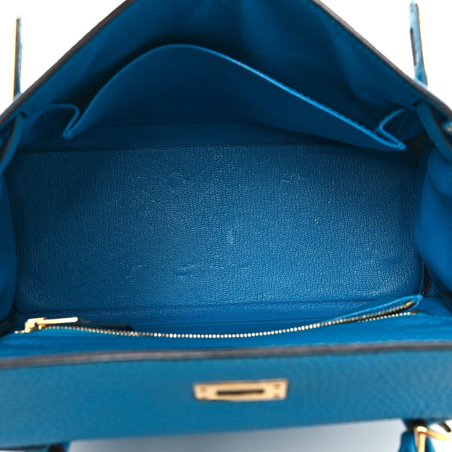 Hermes Togo Kelly Retourne 25 Bleu Zanzibar 5 of 10