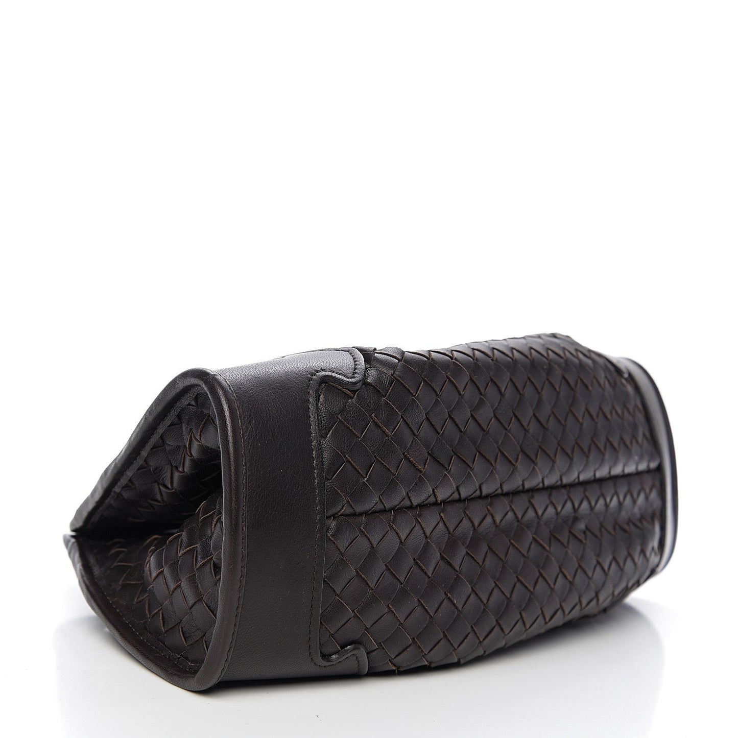 Nappa Intrecciato Small Chain Shoulder Bag Moro