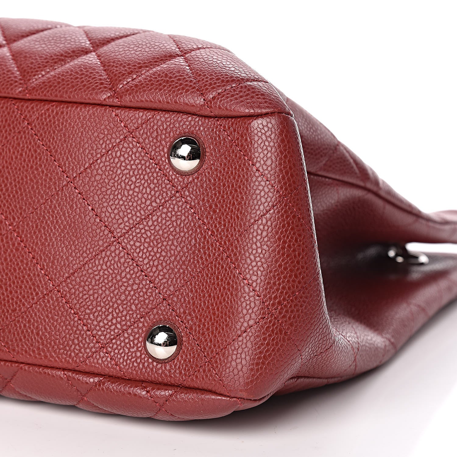 Chanel Caviar Quilted Flap Tote Red 11 of 11