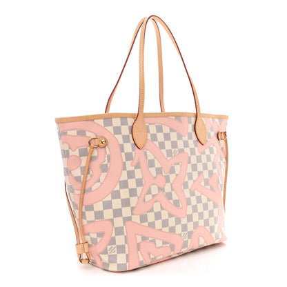 Louis Vuitton Damier Azur Tahitienne Neverfull MM 4 of 13