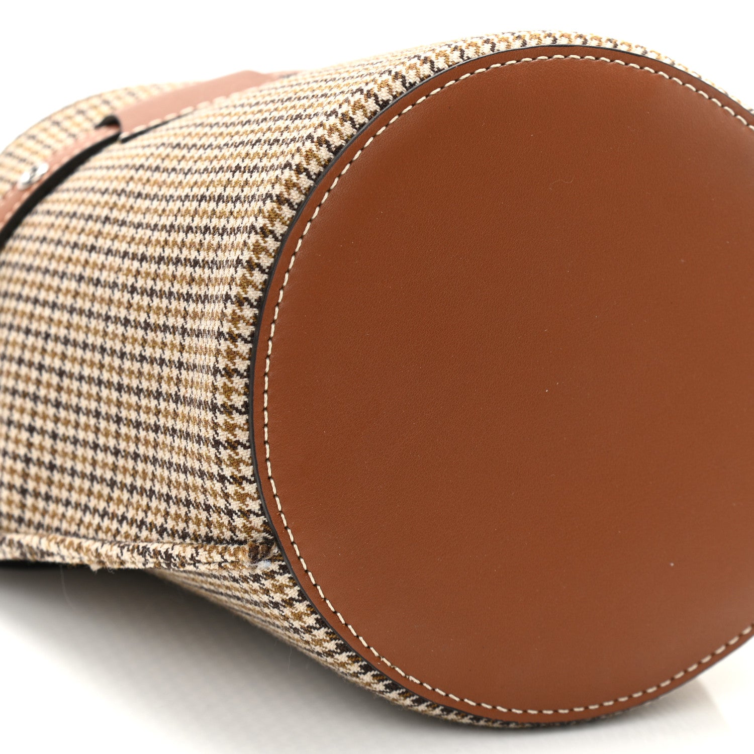 Celine Smooth Calfskin Tweed Nano Big Bag Bucket Tan 8 of 10