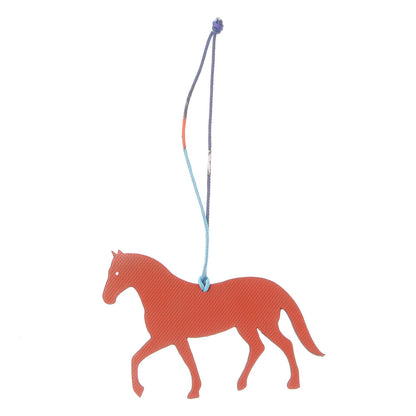 Hermes Grain d'H Togo Petit H Bag Charm Horse GM Colvert Sanguine 1 of 3