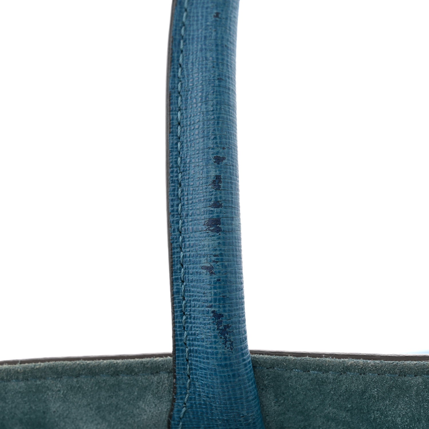 Fendi Vitello Elite Regular 2Jours Tote Blue Cobalto 12 of 12