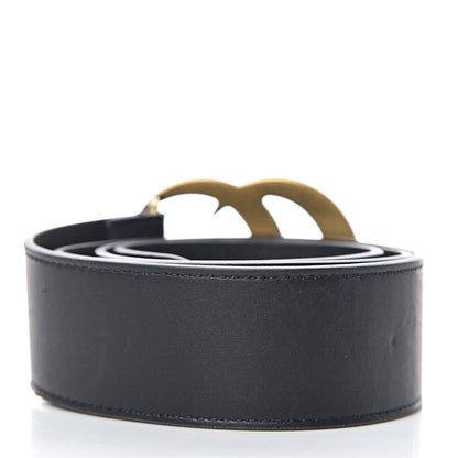 Gucci Calfskin Double G 40mm Belt 80 32 Black 3 of 7