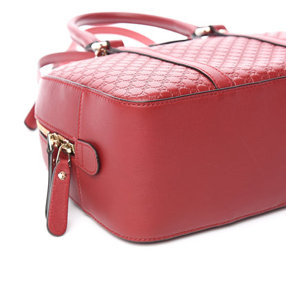 Gucci Soft Microguccissima Medium Crossbody Bag Rosso 8 of 10