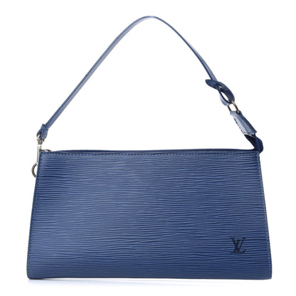 Louis Vuitton Epi Pochette Accessories 24 Myrtille 1 of 8