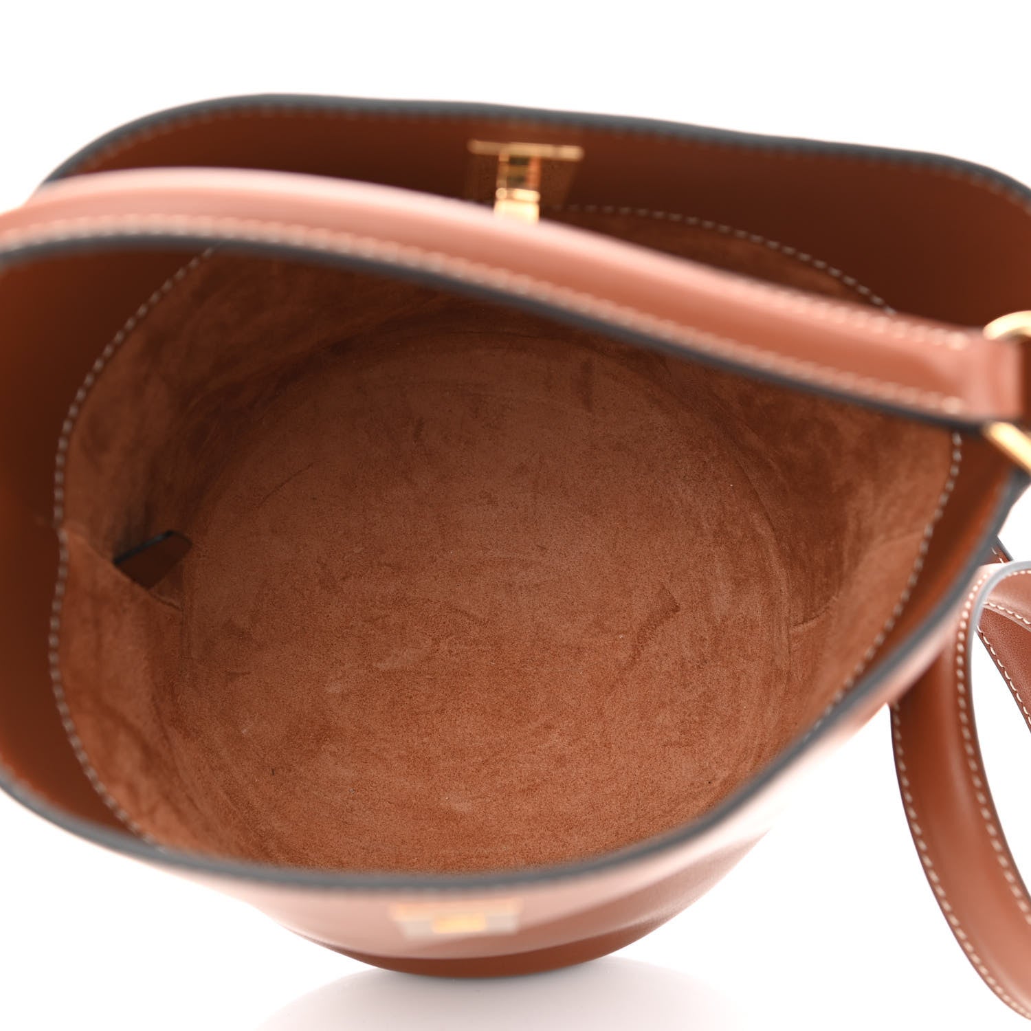 Celine Smooth Calfskin Bucket 16 Bag Tan 5 of 10