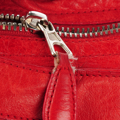 Balenciaga Chevre Giant 21 Silver Hardware City Tomate 6 of 8
