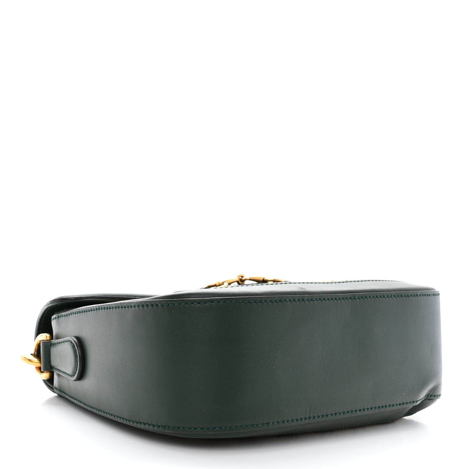 Gucci Monogram Calfskin Medium Lady Web Shoulder Bag Beige Green 4 of 12