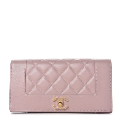 Chanel Sheepskin Quilted Mademoiselle Vintage Flap Wallet Pink 1 of 10
