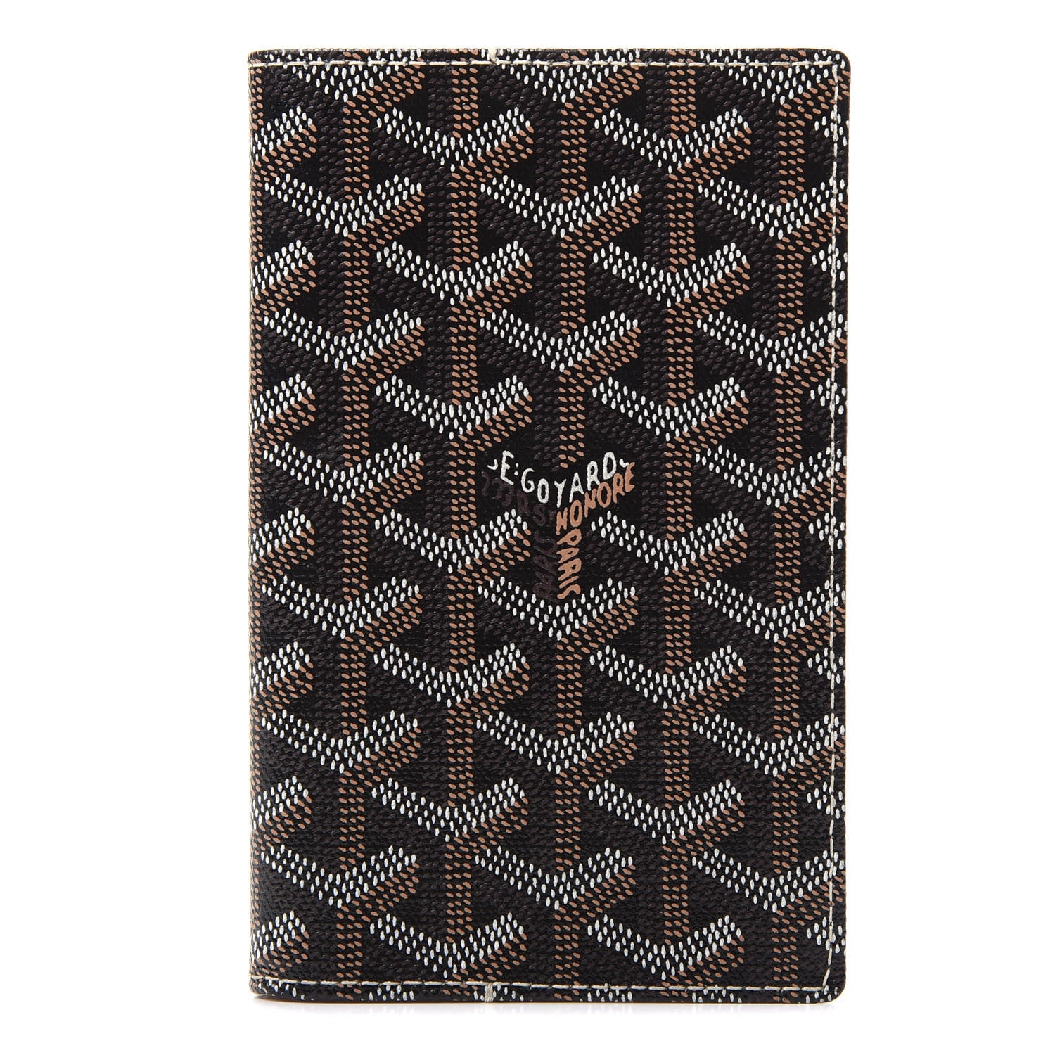 Goyard Goyardine Passport Holder Black Gold 1 of 6