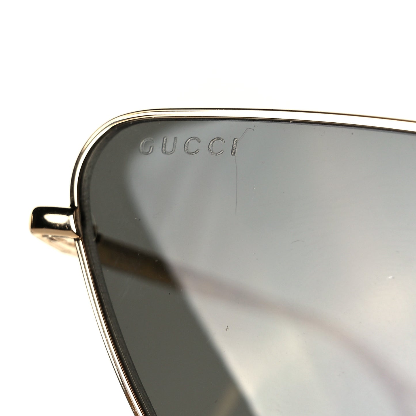 Rectangular Sunglasses GG0538S Gold Black