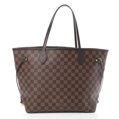 Louis Vuitton Damier Ebene Neo Neverfull MM Rose Ballerine 4 of 12