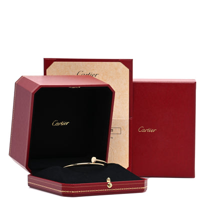 Cartier 18K Yellow Gold Diamond Small Juste Un Clou Bracelet 18 4 of 4