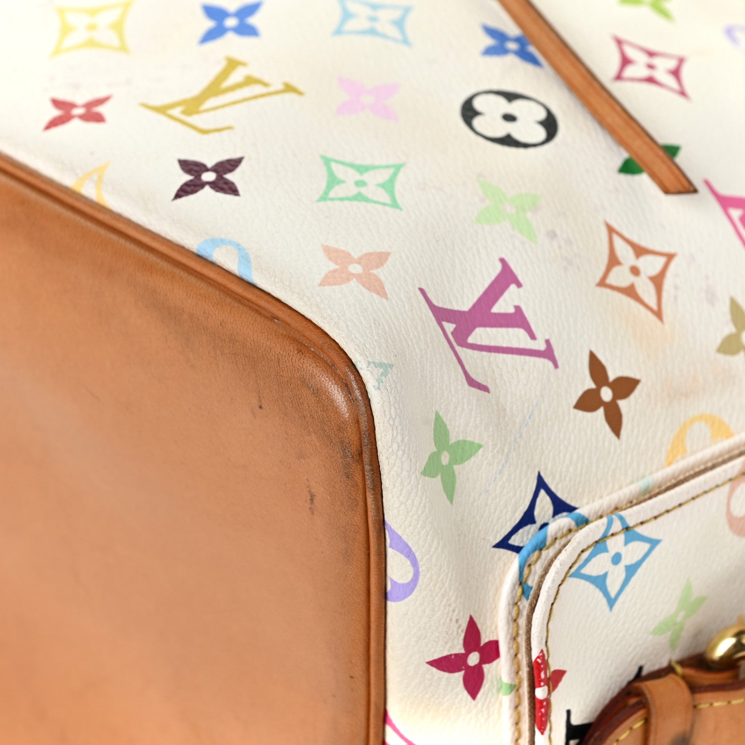 Louis Vuitton Monogram Multicolor Petit Noe White 17 of 26