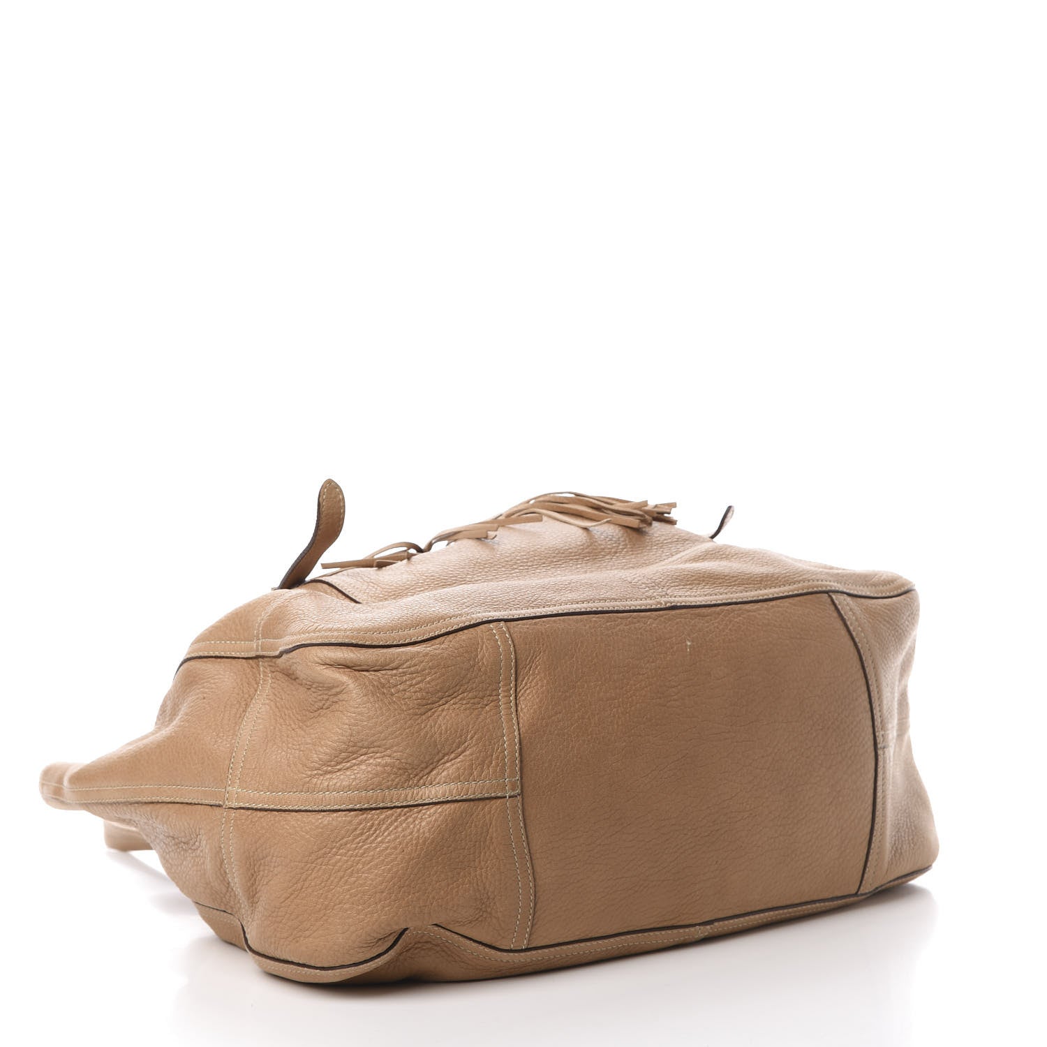Prada Cervo Drawstring Shopping Bag Naturale 4 of 18
