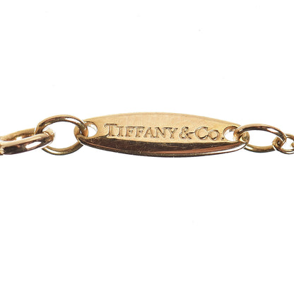 Tiffany 18K Yellow Gold Diamond .12ct Elsa Peretti Diamonds by the Yard Pendant Necklace 5 of 7