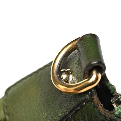 Gucci Calfskin Enamel Blondie Hobo Green 11 of 15
